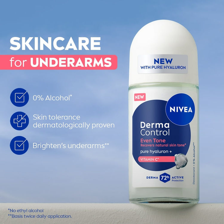 NIVEA Derma Control Even Tone Underarm Roll-On
(50ml)