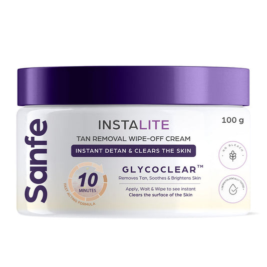 Sanfe Instalite Detan Wipe Off Body Cream
(100g)