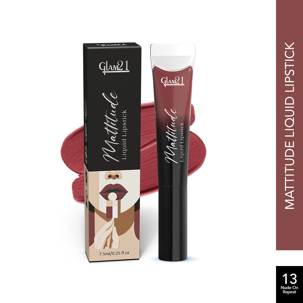 Glam21 Mattitude Lipstick (13Nude On Repeat)