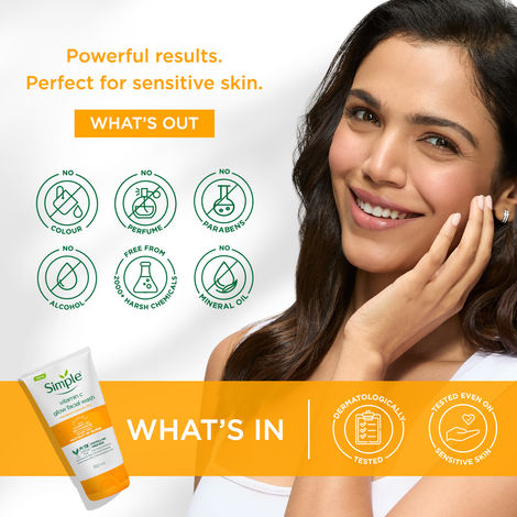 Simple Vitamin C Facial Wash (150ml)