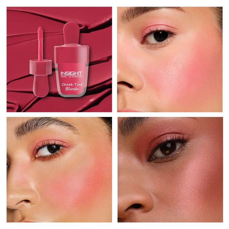 Insight Cosmetics Cheek Tint Blush With Avacado Oil, Hydrating Intense Color - Beetroot Popsicle (7 g)
