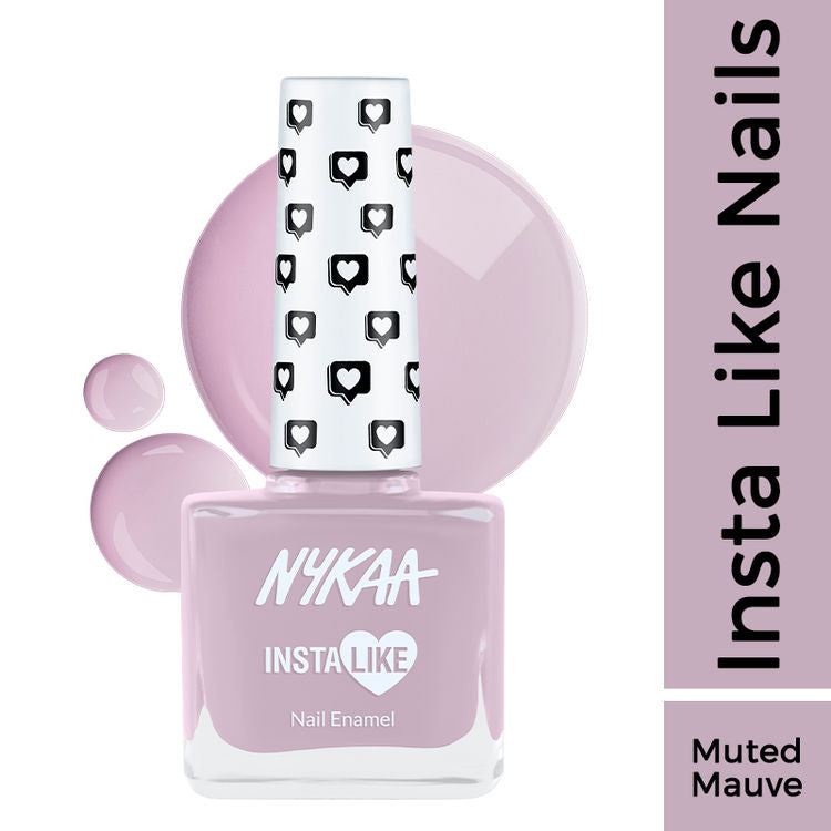 Nykaa InstaLike Long Lasting Nail Enamel - Mauve Mood 362
(9ml)