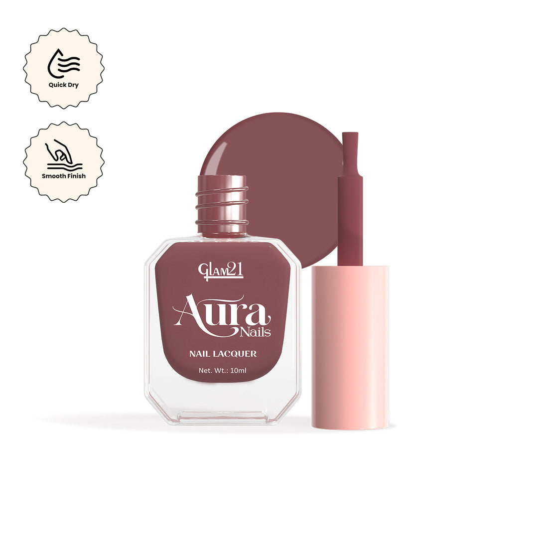 Glam21 Aura - Nail Lacquer (42Toasted Nude)