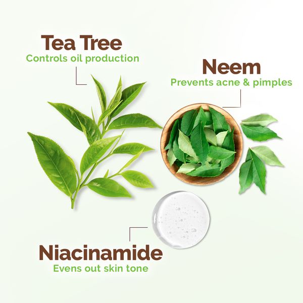 Mamaearth Tea Tree Pimple Control Face Wash with Tea Tree & Salicylic for Oily & Acne-Prone Skin - 150 ml