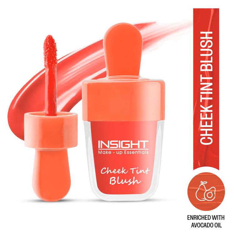 Insight Cosmetics Cheek Tint Blush With Avacado Oil, Hydrating Intense Color - Cherry Popsicle (7 g)