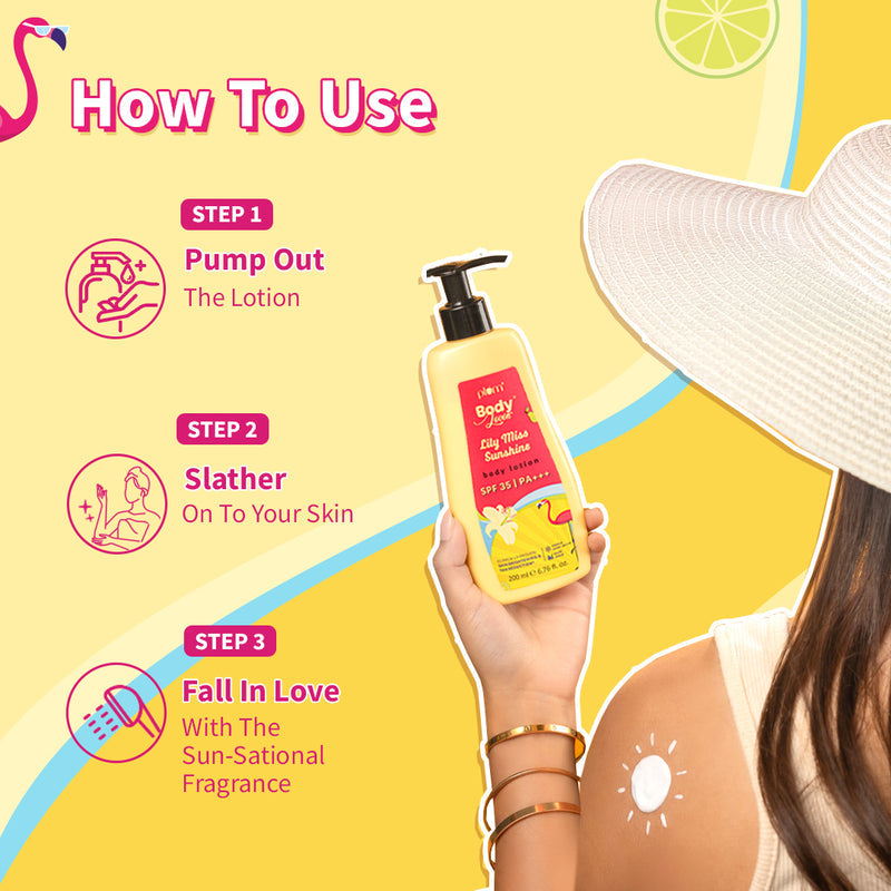 Plum Lily Miss Sunshine Sunscreen Body Lotion SPF 35 PA+++