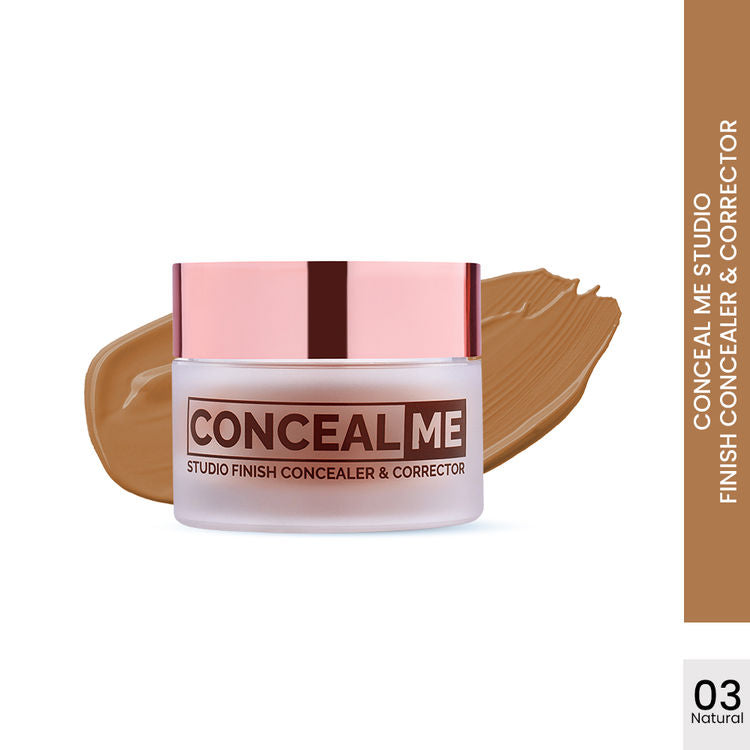 Glam21 Conceal Me Studio Finish Concealer & Corrector (Natural - 03)