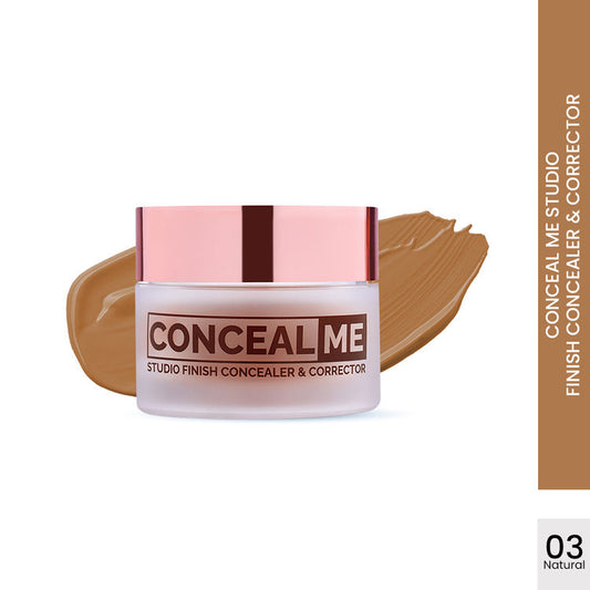 Glam21 Conceal Me Studio Finish Concealer & Corrector (Natural - 03)