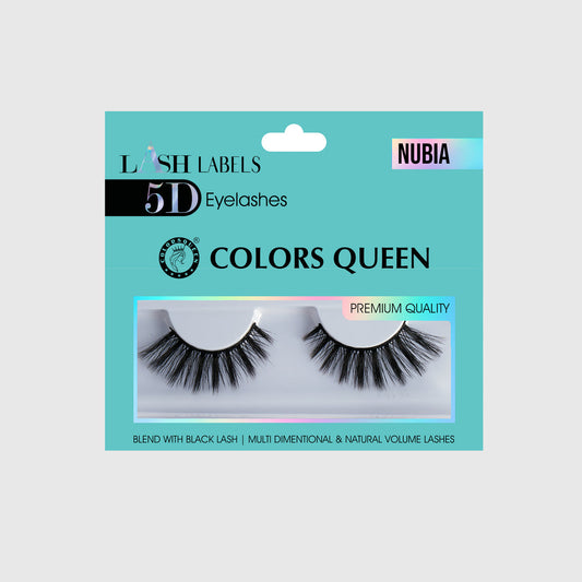 Colors Queen Lash Label 5D Natural Hair Eyelashes | 1 Pair /Nubia