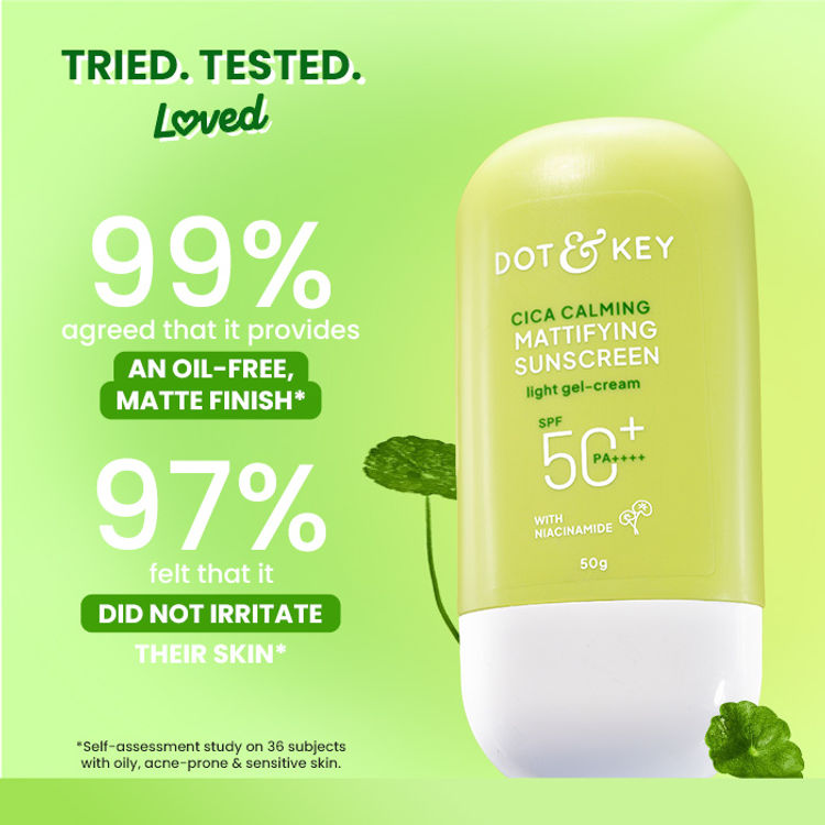 Dot & Key Cica + Niacinamide Matte Sunscreen SPF 50+ PA++++ (80g)