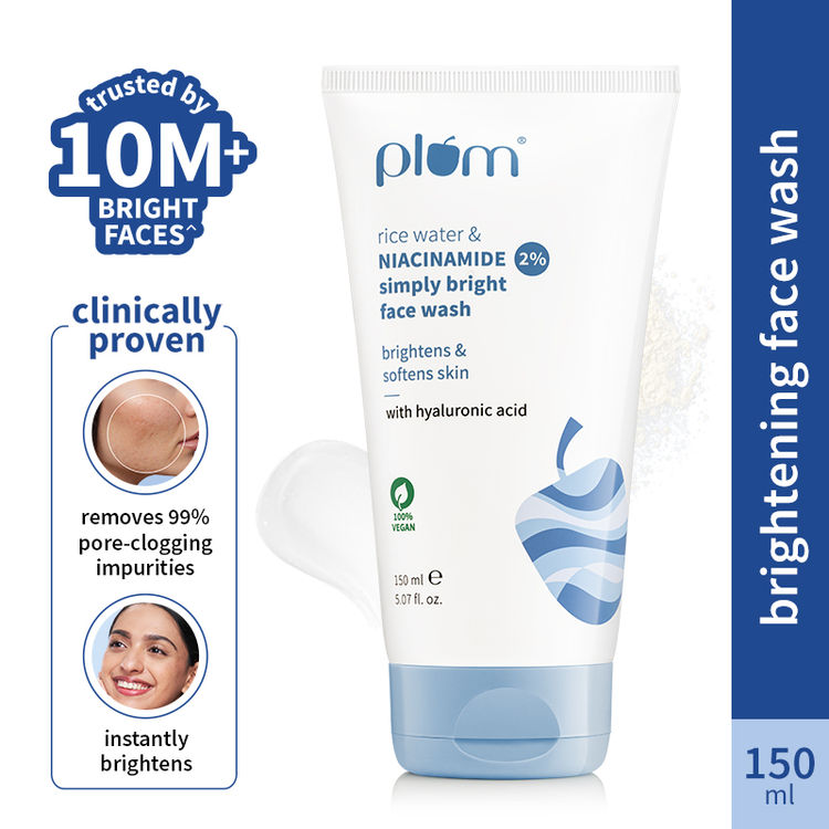 Plum 2% Niacinamide Face Wash With Rice Water (150ml)