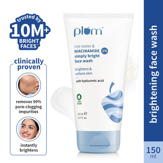 Plum 2% Niacinamide Face Wash With Rice Water (150ml)