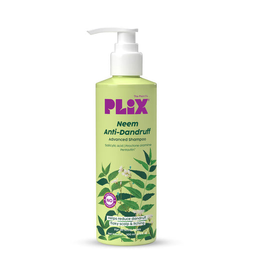 Plix Neem Anti-Dandruff Advanced Shampoo
(200ml)