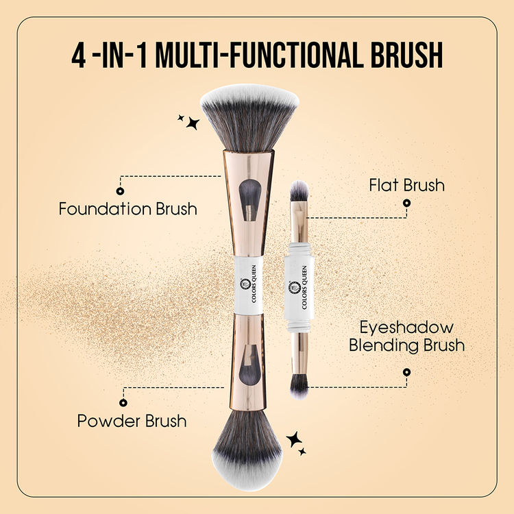 Colors Queen 4 In 1 Multi Functional Brush Set - BR-04