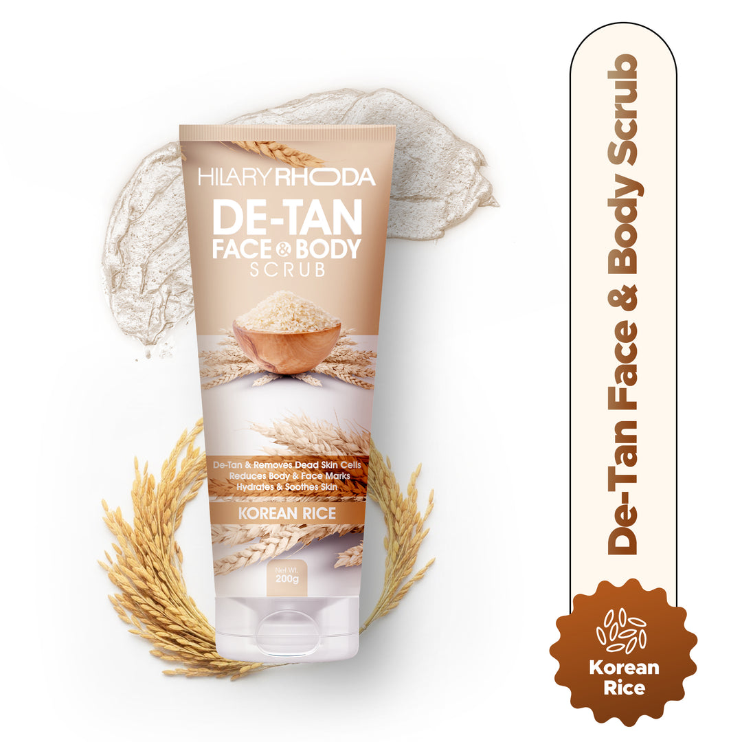 Hilary Rhoda De-Tan Face & Body Scrub - Korean Rice 02