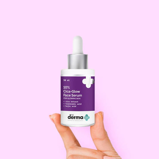 The Derma Co 10% Cica-Glow Face Serum with Tranexamic Acid & Kojic Acid - 30ml