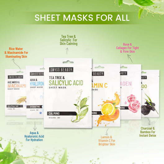 Swiss Beauty Tea tree & Salicylic Acid Sheet Mask