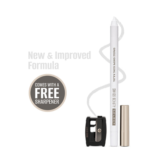 Swiss Beauty Select Single Swipe Kohl Kajal / 03 Pure White