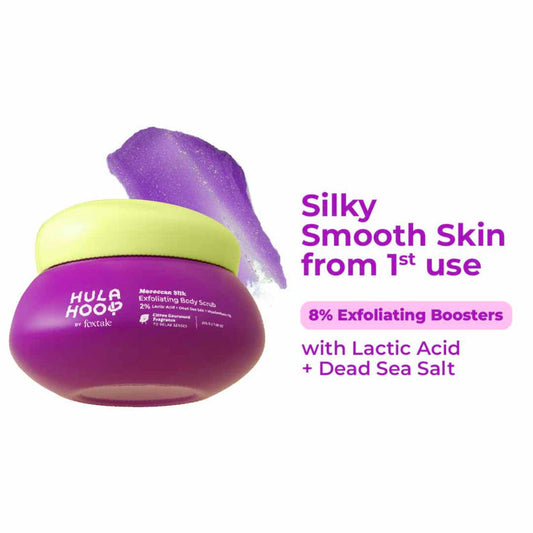 Foxtale Hula Hoop Moroccan Silk Exfoliating Body Scrub
(200g)