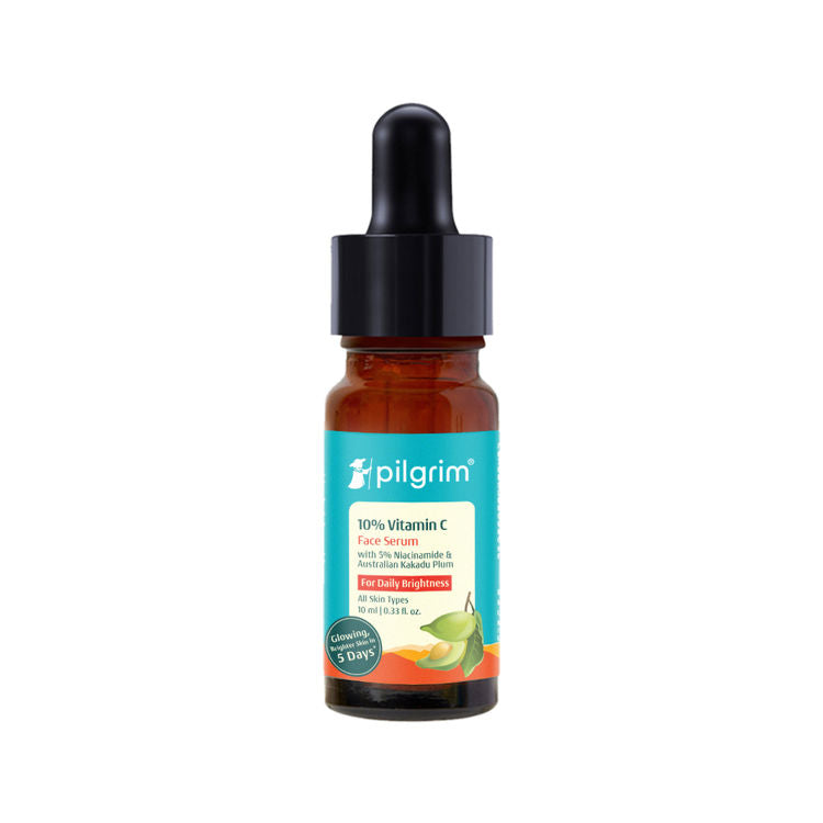 Pilgrim 10% Vitamin C Face Serum For Daily Brightness (10ml)