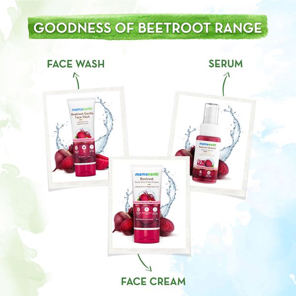 Mamaearth Beetroot Daily Glow Face Cream With Beetroot & Hyaluronic Acid - 80 g