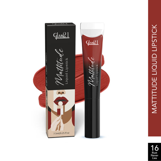 Glam21 Mattitude Lipstick (16Rust Never Lies)