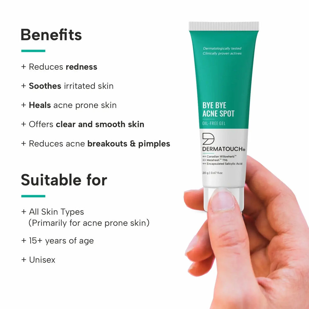 Dermatouch Bye Bye Acne Spot Oil-Free Gel for Acne & Oil Control