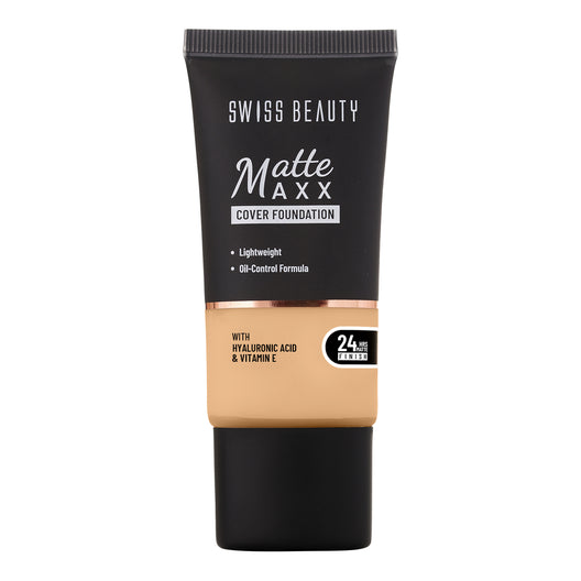 Swiss Beauty Matte Maxx Cover Foundation (06 Deep Warm)