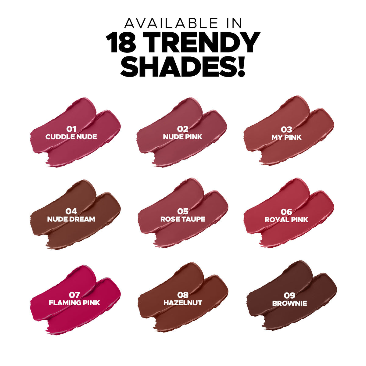 Hilary Rhoda Power Stay Non Transfer Lipstick (Hazelnut 08)