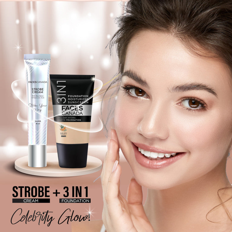 Faces canada Strobe Cream (Silver) Mini - 18ml