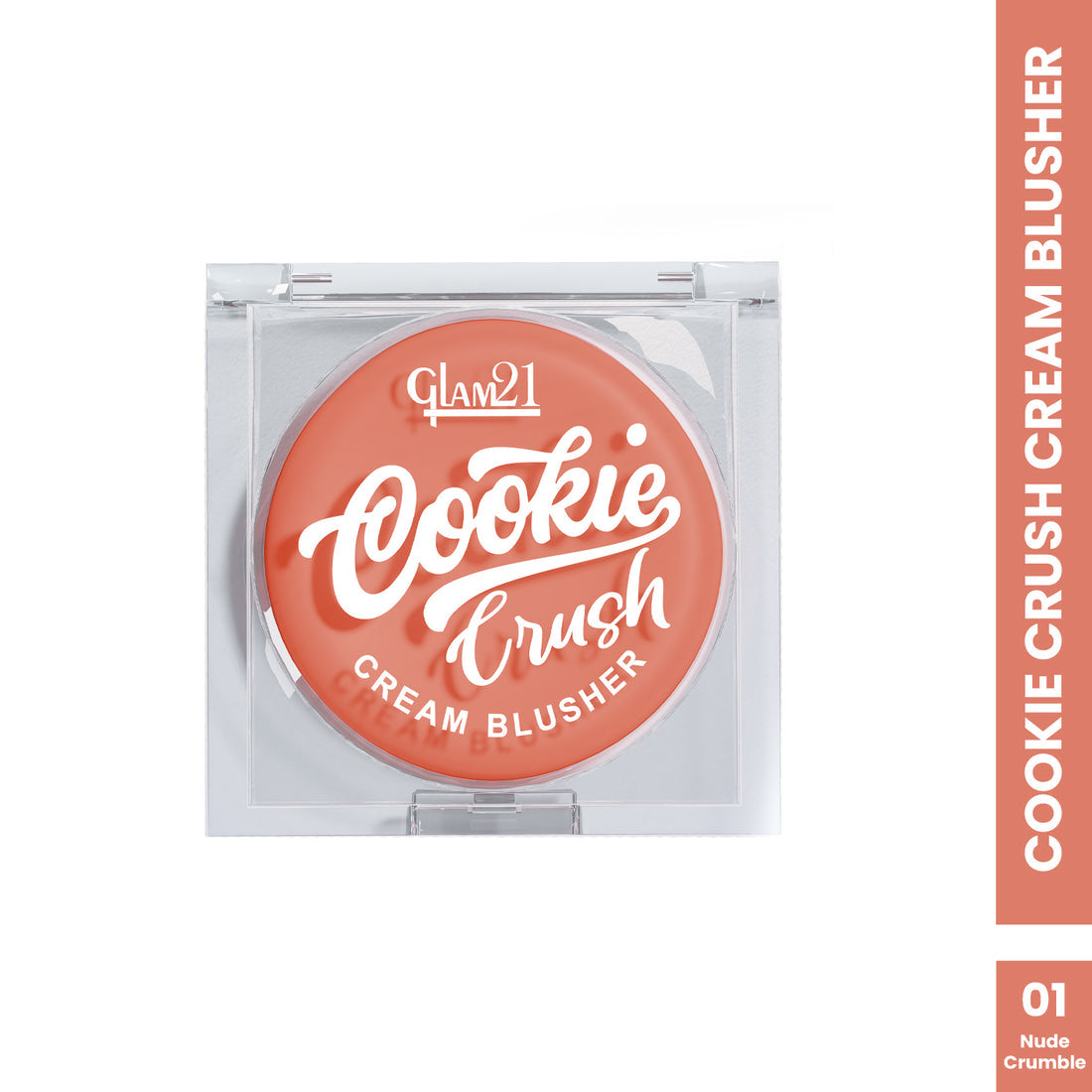 Glam21 Cookie Crush Cream Blusher (01Nude Crumble)