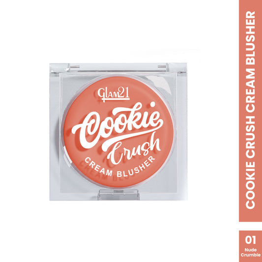 Glam21 Cookie Crush Cream Blusher (01Nude Crumble)