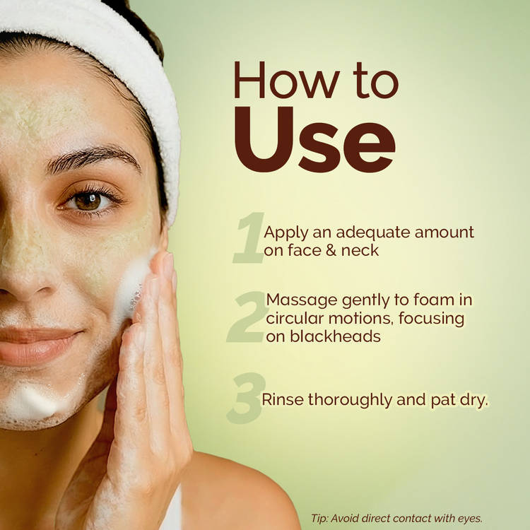 Mamaearth Mung Bean Pore Cleansing Foam Scrub
(100g)