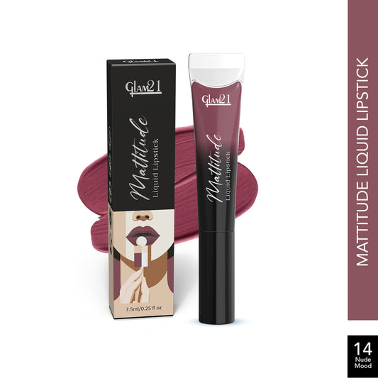 Glam21 Mattitude Lipstick (14Nude Mood)