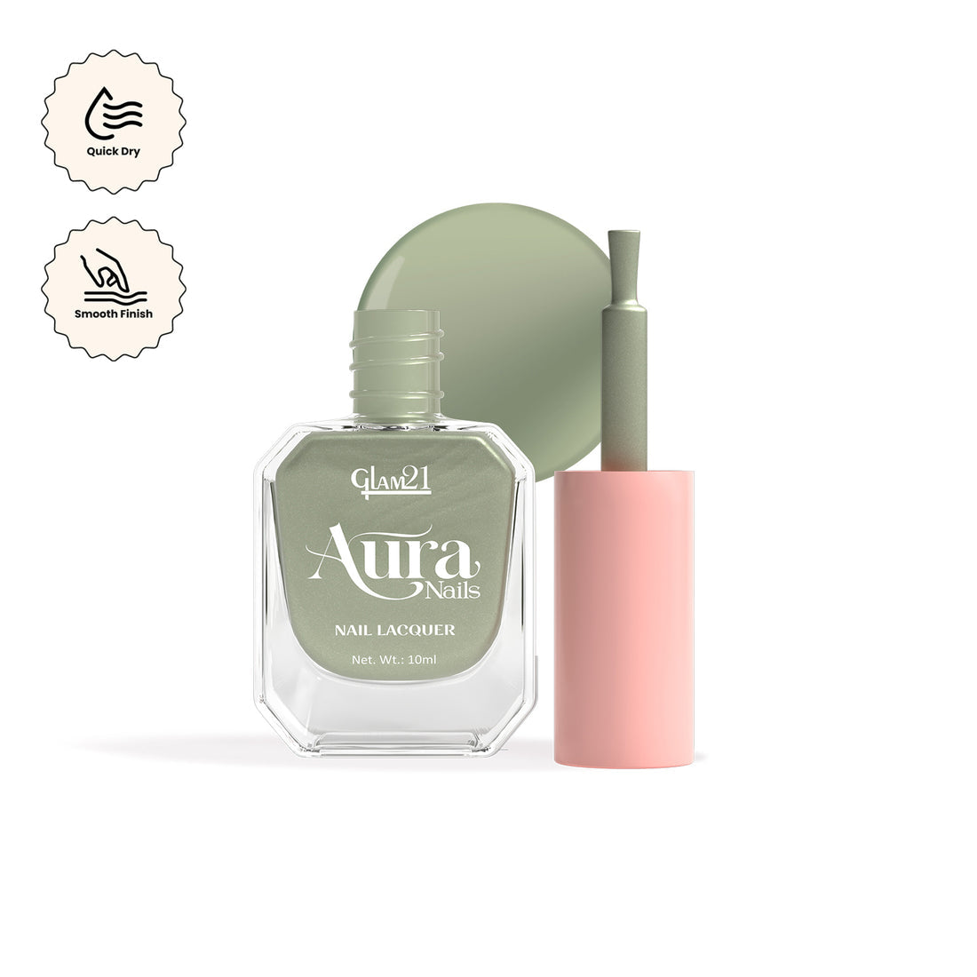 Glam21 Aura - Nail Lacquer (60Misty Glimmer)