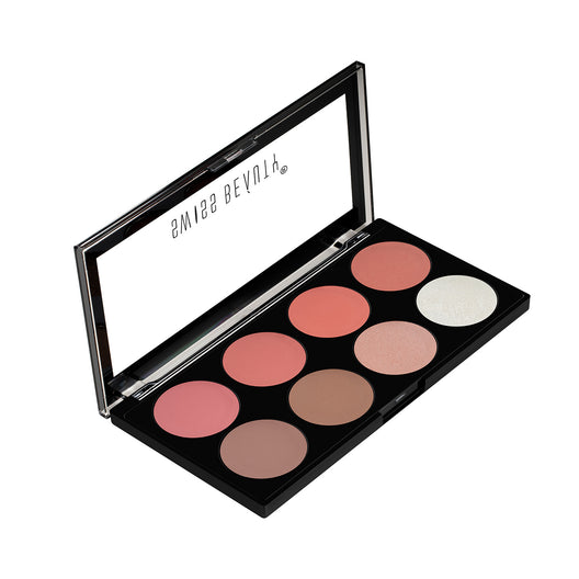 Swiss Beauty Ultra Blush Palette (Multi-Color-02)