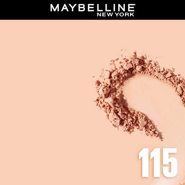 Maybelline Fit Me Matte + Poreless 16H Oil Control Compact Powder(115 Ivory)