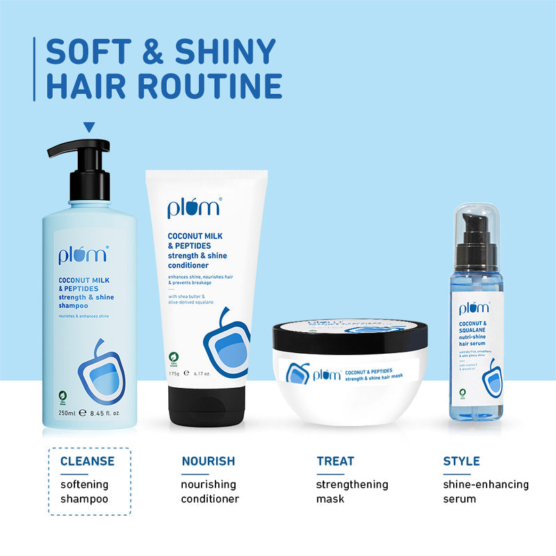 Plum Coconut Milk & Peptides Shampoo (250ml)