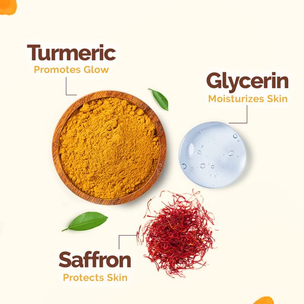 Mamaearth Ubtan Moisturizing Body Wash with Turmeric & Saffron for Tan Removal - 250 ml + 25 ml Extra