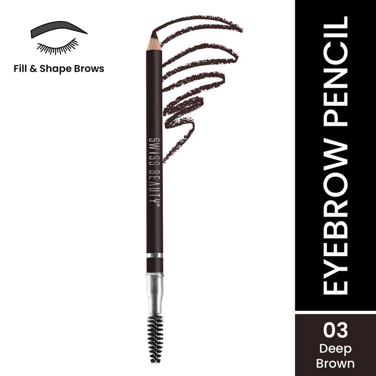 Swiss Beauty Brow Definer Pencil (03 Deep Brown)