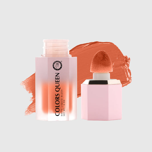 Colors Queen Matte Liquid Blush | 04 Roxy Glow