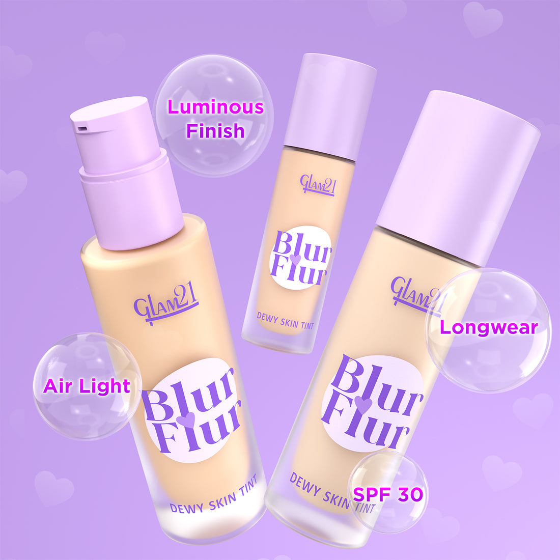 Glam21 Blur Flur Dewy Skin Tint (01 Porcelain)