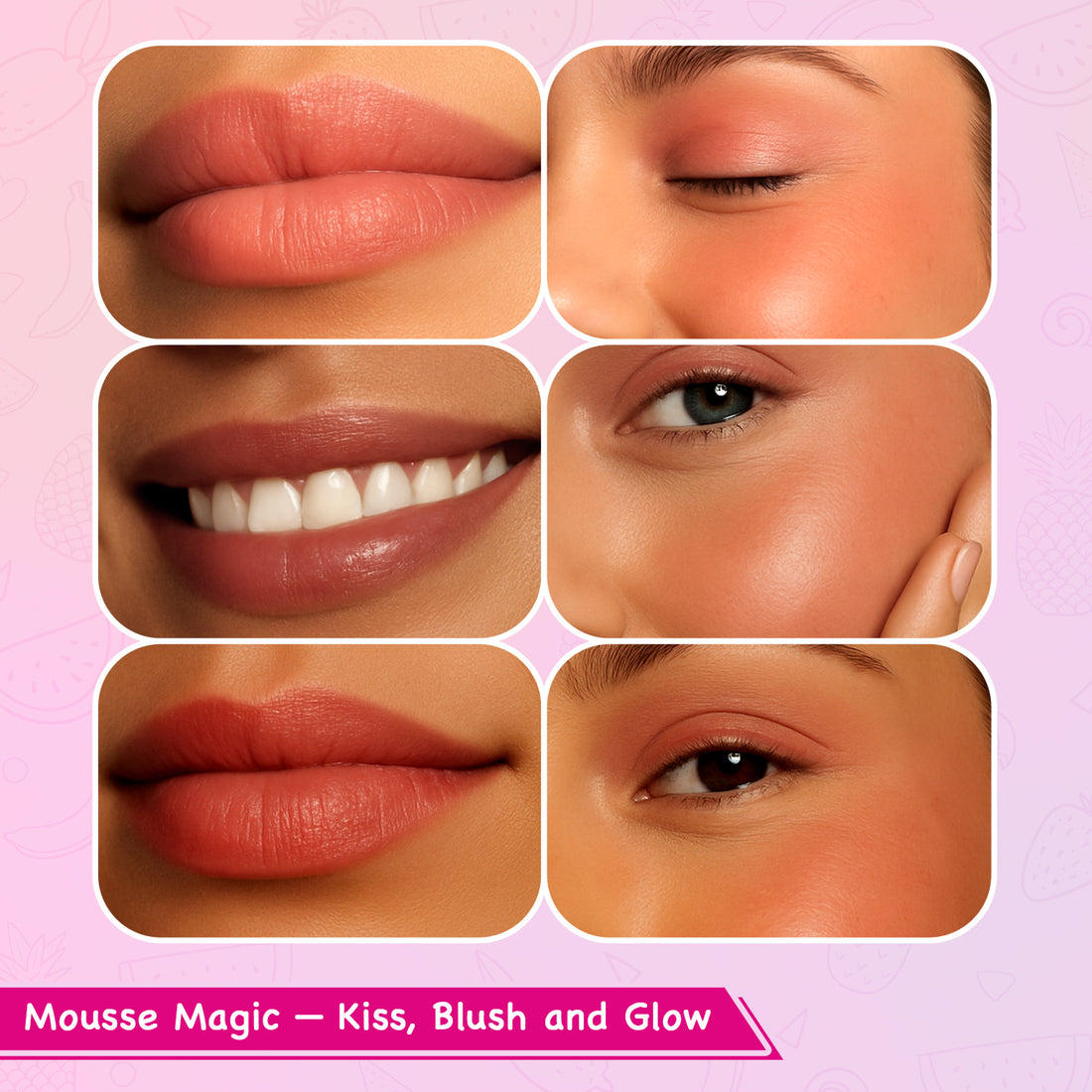 Glam21 Whip Mousse Tint (01 Peachy Coral)