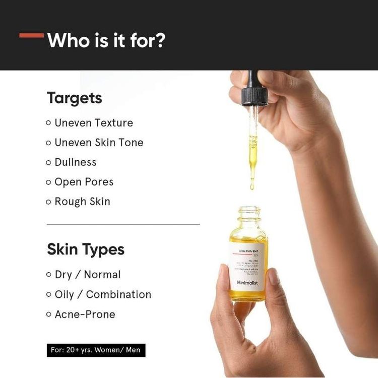 Minimalist 25% AHA +5% PHA +2% BHA Peeling solution for Instant glow & soft skin (30 ml)