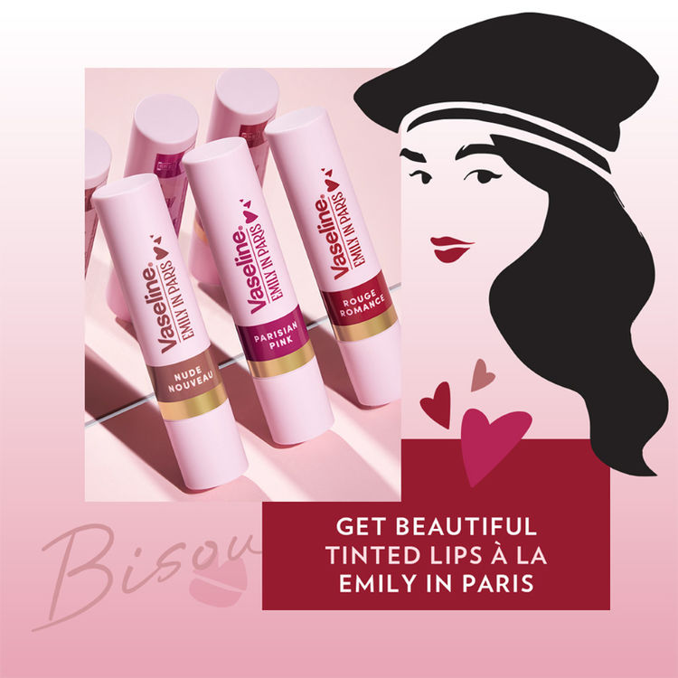 Vaseline Emily In Paris Tinted Lip Balm Stick - Rouge Romance
(3g)