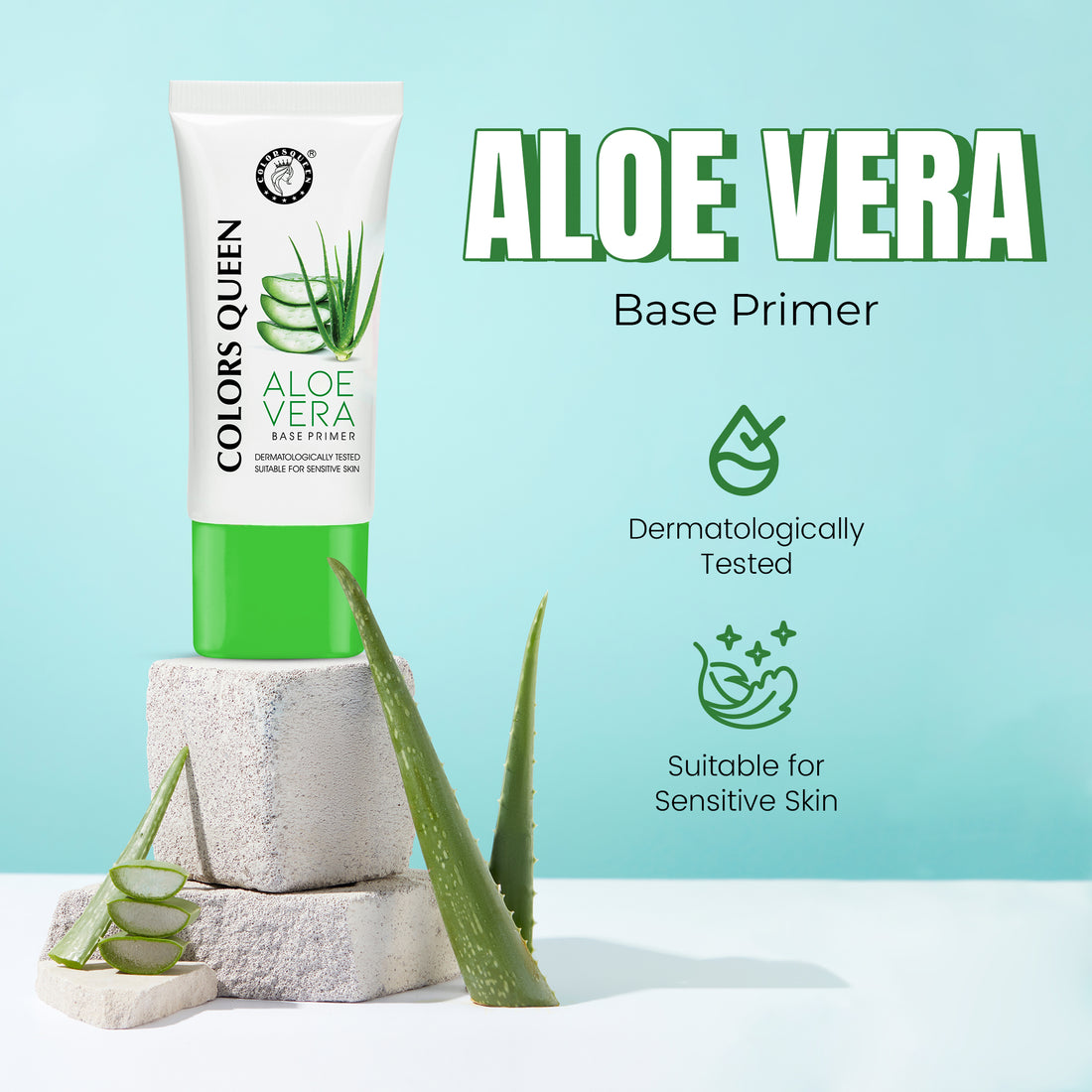 Colors Queen Flawless Makeup Base Primer (Aloe vera)8ml