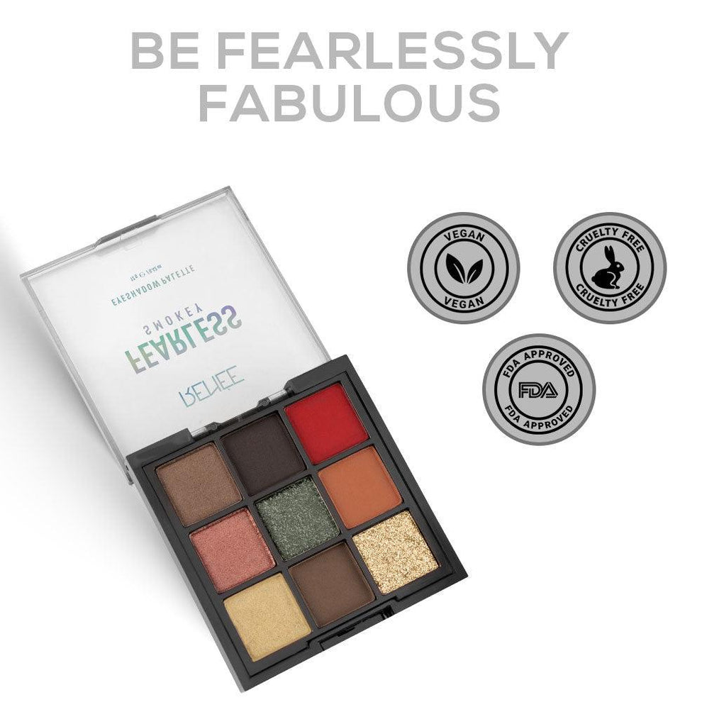RENEE Fearless Eyeshadow Palette (Smokey)