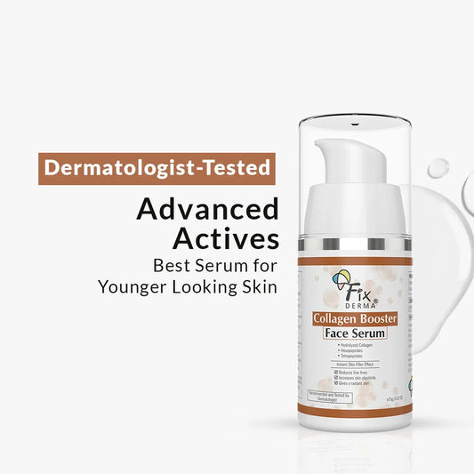Fixderma Collagen Booster Face Serum | Fights Early Signs of Ageing for a Youthful Glow