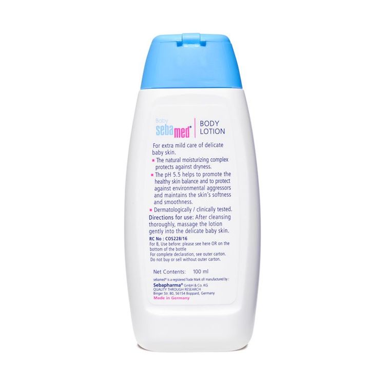 Sebamed Baby Body Lotion, pH 5.5, Long Lasting Moisturiser, Quickly Absorbed
(100ml)
