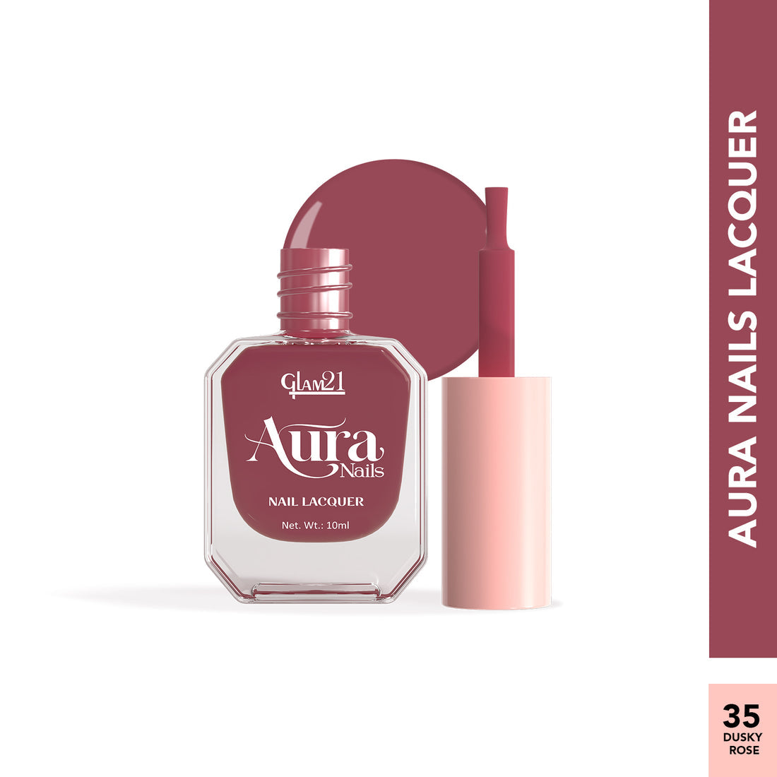 Glam21 Aura - Nail Lacquer (35Dusty Rose)